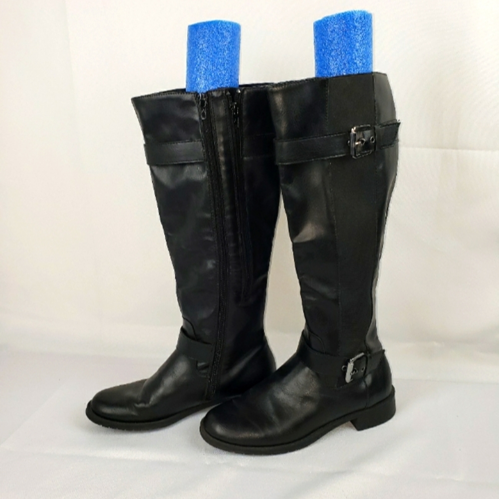 Ride Out Sz. 6M Black Biker Boots